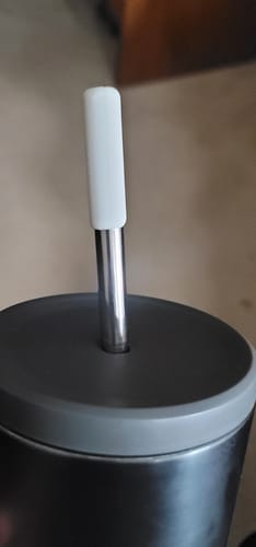 Customer photo review of 2pk Rogue Replacement Straw - Grey