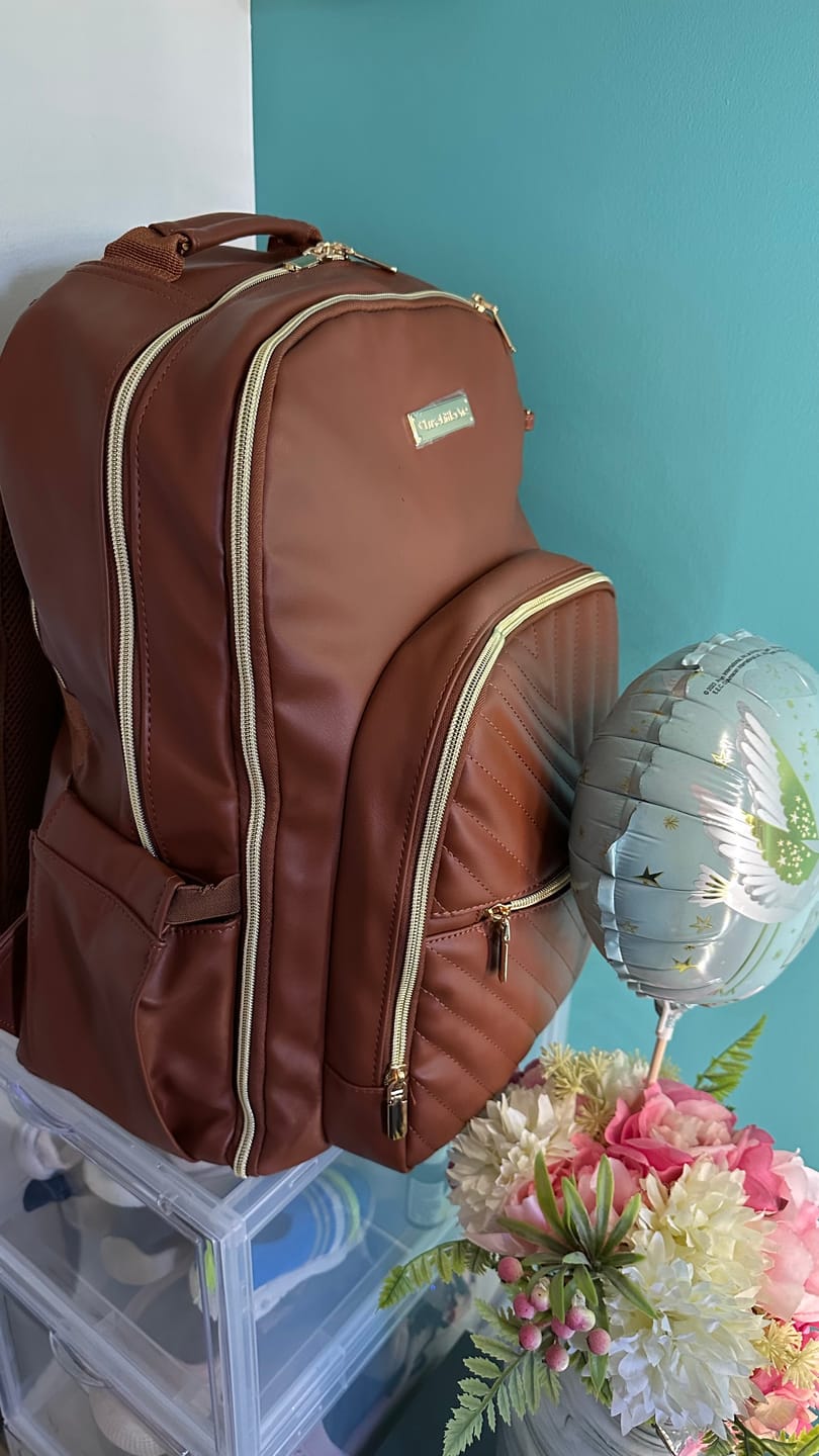 Customer photo review of LuxeLittleOne™ Noa Backpack