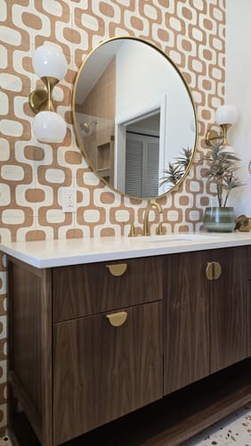 Ipanema Laranja 8 Square Terrazzo Cement Tile