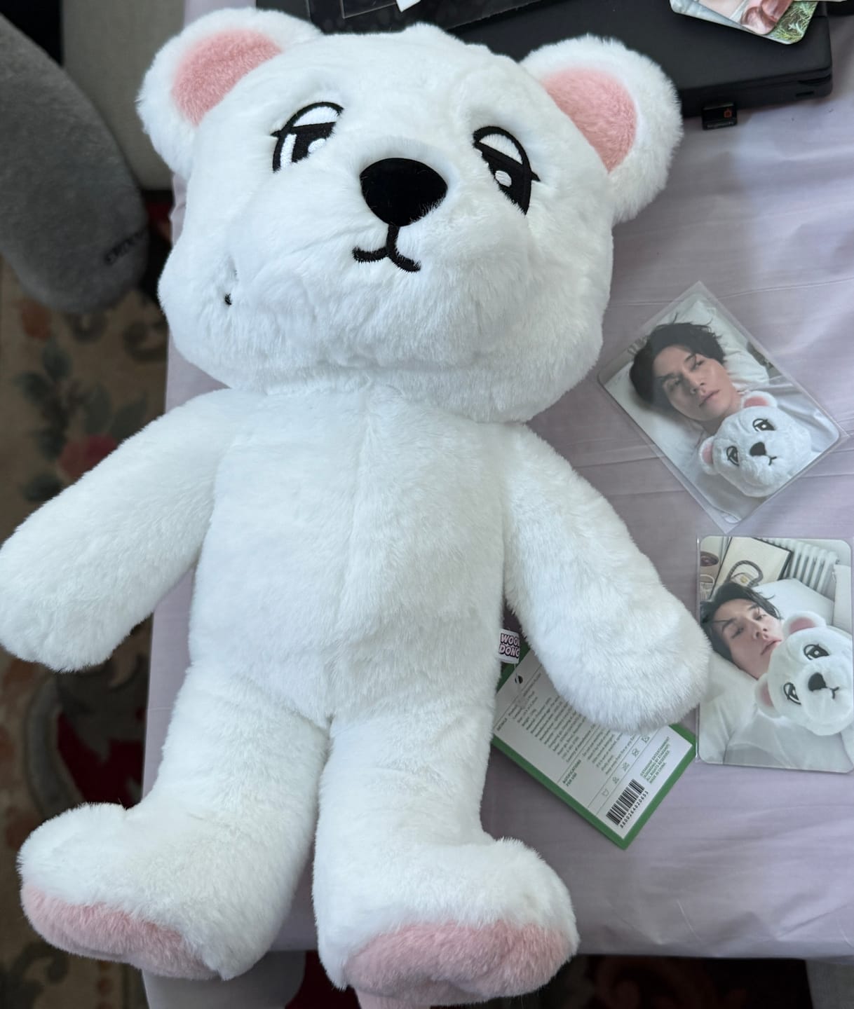 Customer photo review of LEE DONG WOOK [WOOKDONG’s Home Sweet Home] Big Wookdong Plush Doll