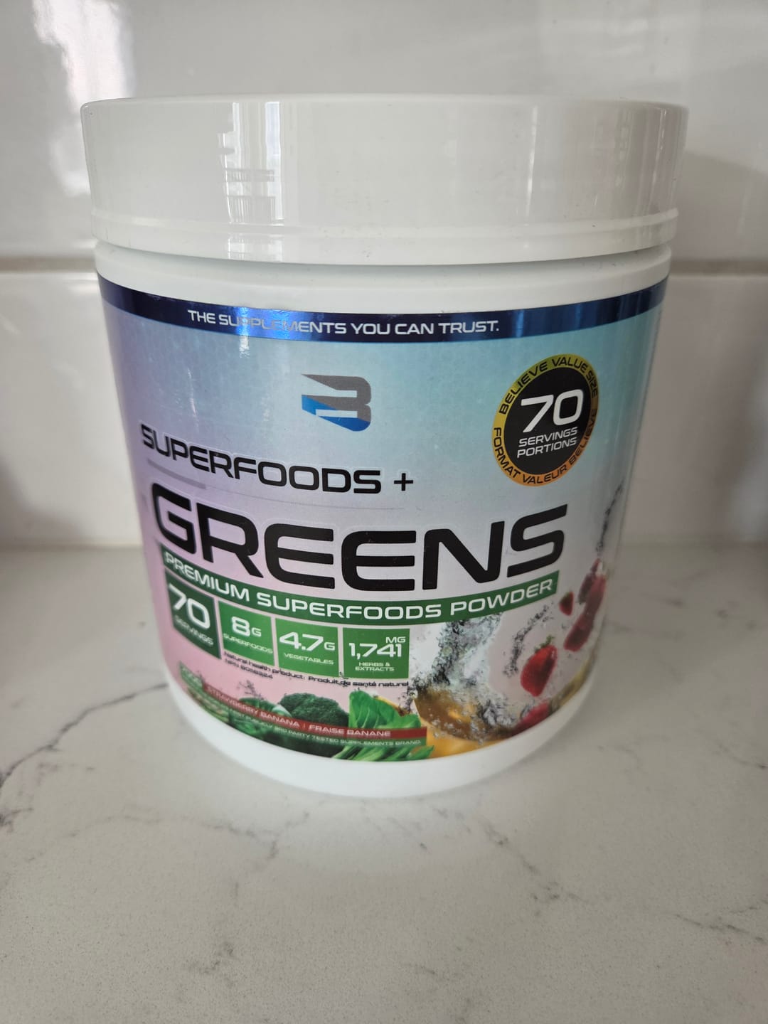 Customer photo review of Superfoods + Greens