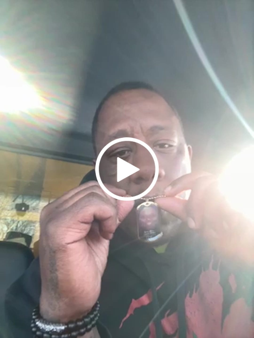 Customer video review of Custom Name Dog-tag  Memorial Necklace Gift