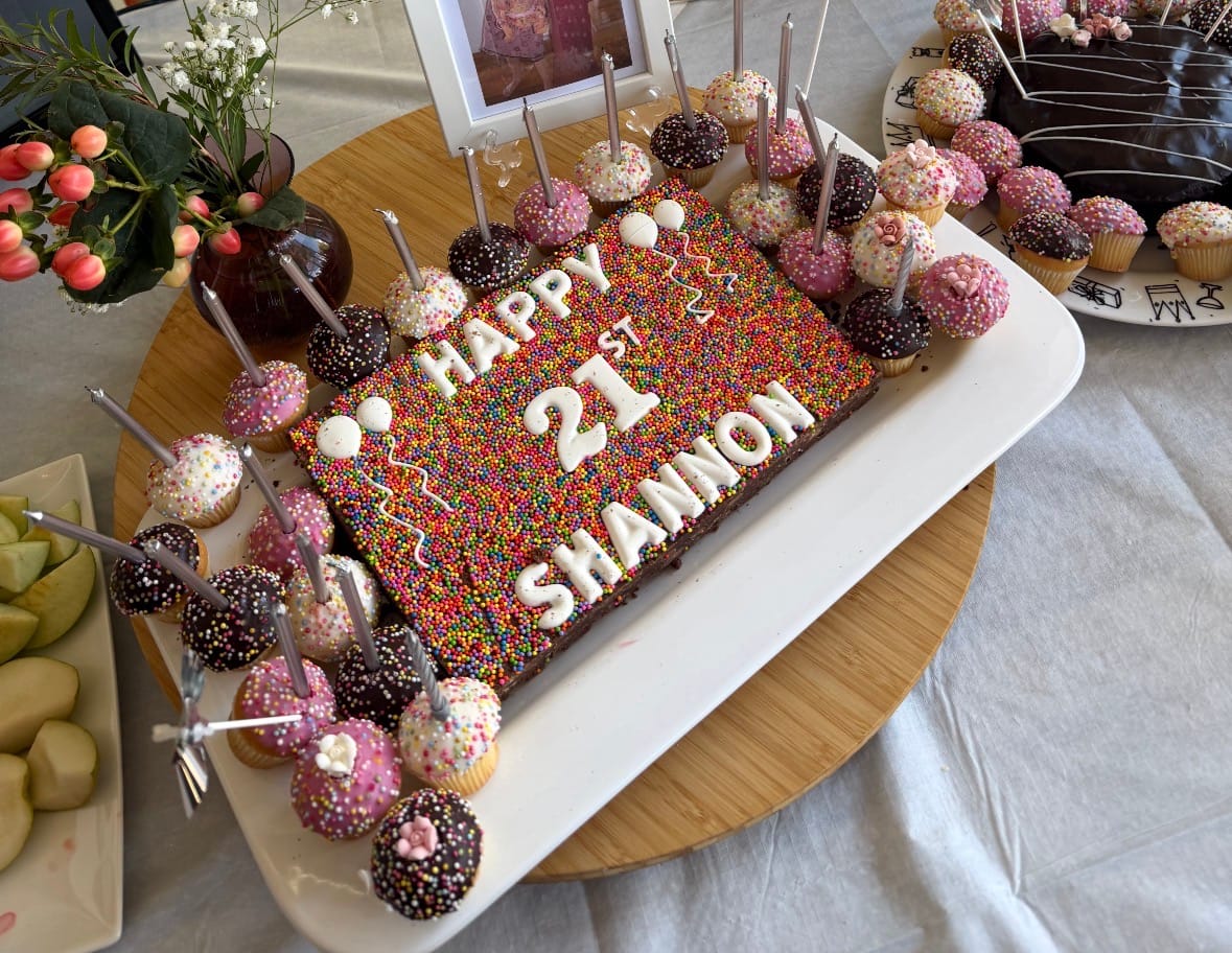 Customer photo review of Birthday Brownie · Large
