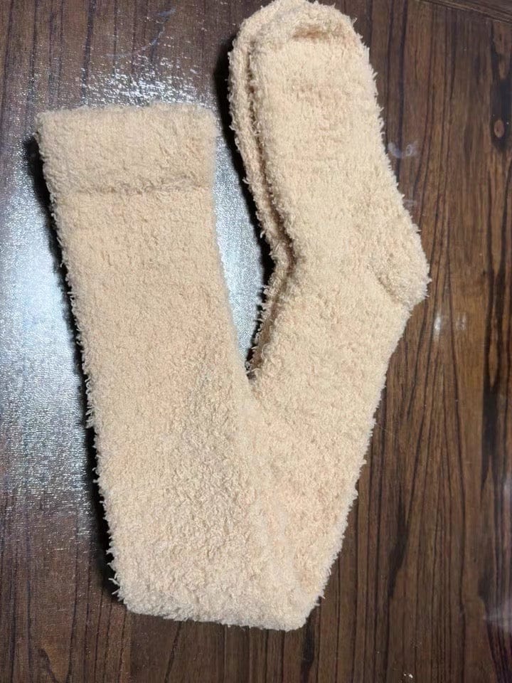 Customer photo review of Cloud Slides - Cozy Fluffy Socks