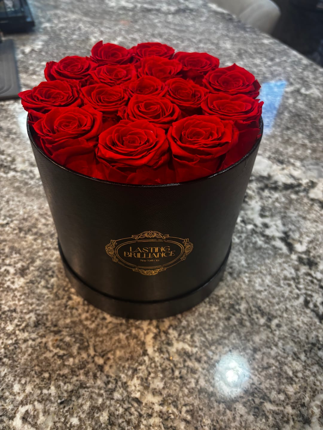 Customer photo review of Signature 13 Roses In Black Box