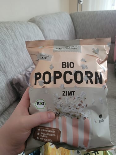 Kundenbewertung mit Foto zu Bio Popcorn Zimt