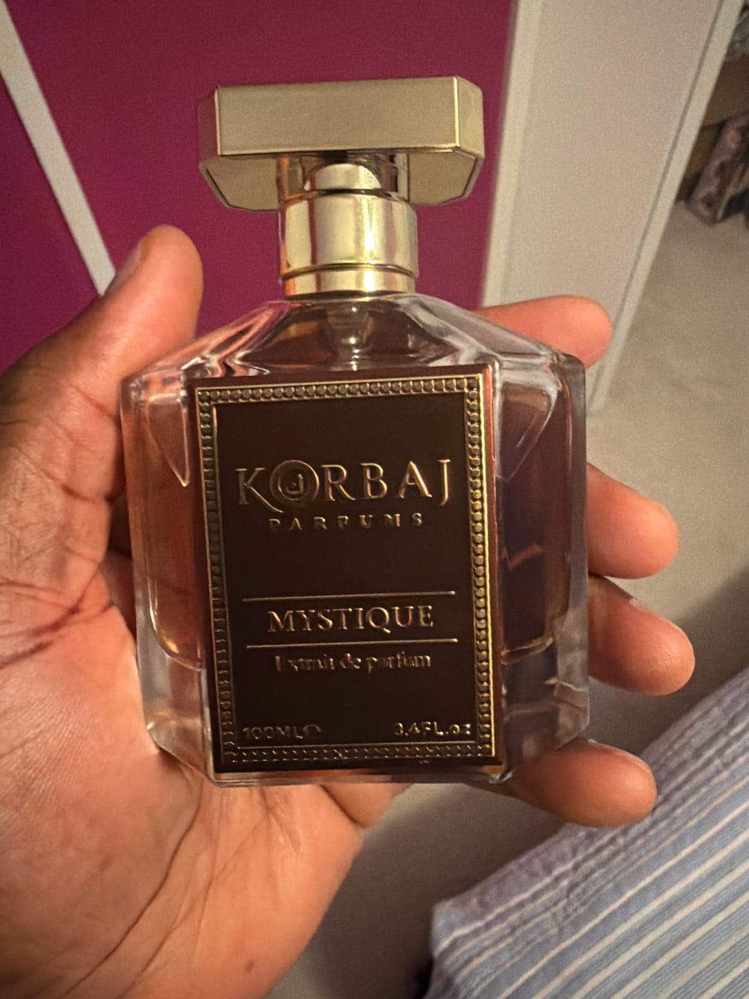 Customer photo review of Korbaj MYSTIQUE - Extrait de Parfum 100ml