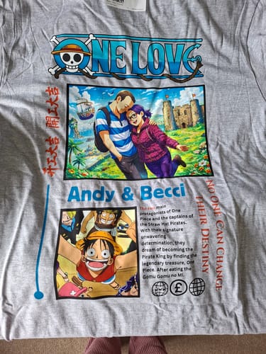 Customer photo review of ONE LOVE - custom made