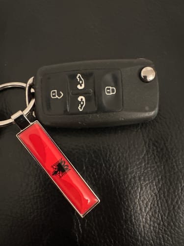 Customer photo review of Kennzeichen Schlüsselanhänger Mini Nummernschild Metall