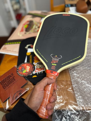 Customer photo review of (PRE-ORDER - SHIPPING BETWEEN 1/26/26 and 1/30/26) The Loco 16mm Pickleball Paddle- Hybrid