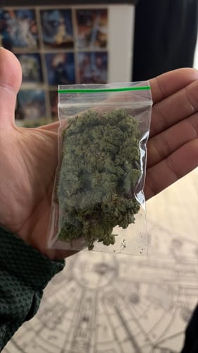Customer photo review of Strawberry Haze 5g Small Buds | 21% THCa Flower UK
