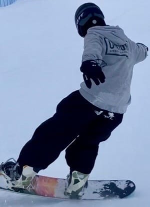 Customer photo review of Kids’ Black Waterproof Balloon Snow Pants