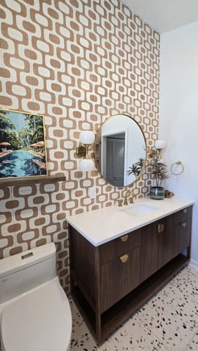 Ipanema Laranja 8 Square Terrazzo Cement Tile