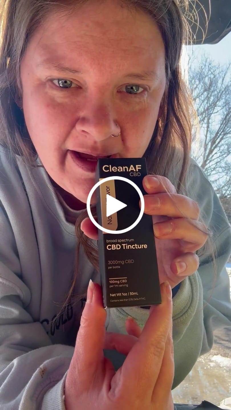 Customer video review of Natural Regular Strength CBD Tincture