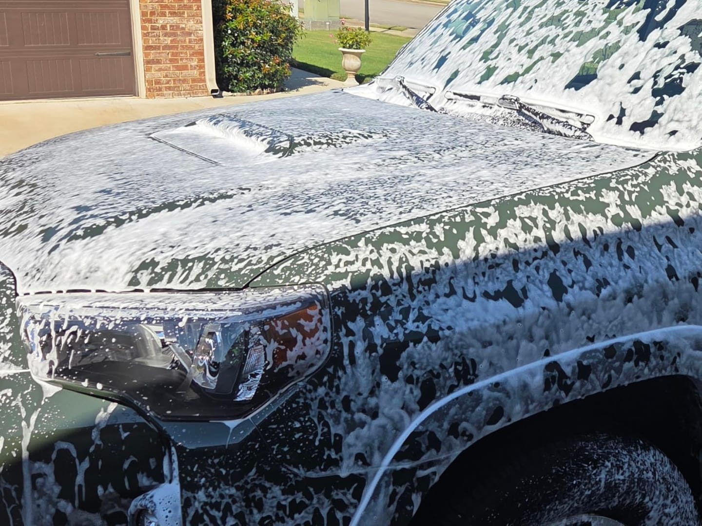Customer photo review of Brug’s HyperFoam – Thickest Snow Foam Car Wash Soap | Berry Scented | Ultra High Foaming Shampoo for Car Wash