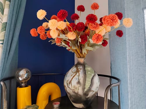 Customer photo review of Fleurs de Kiku - Mélange (20 tiges/ 100 pompons)