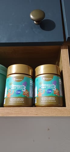 Customer photo review of Ômega 3 Sabor Cereja Cápsulas Mastigáveis 210mg DHA e EPA