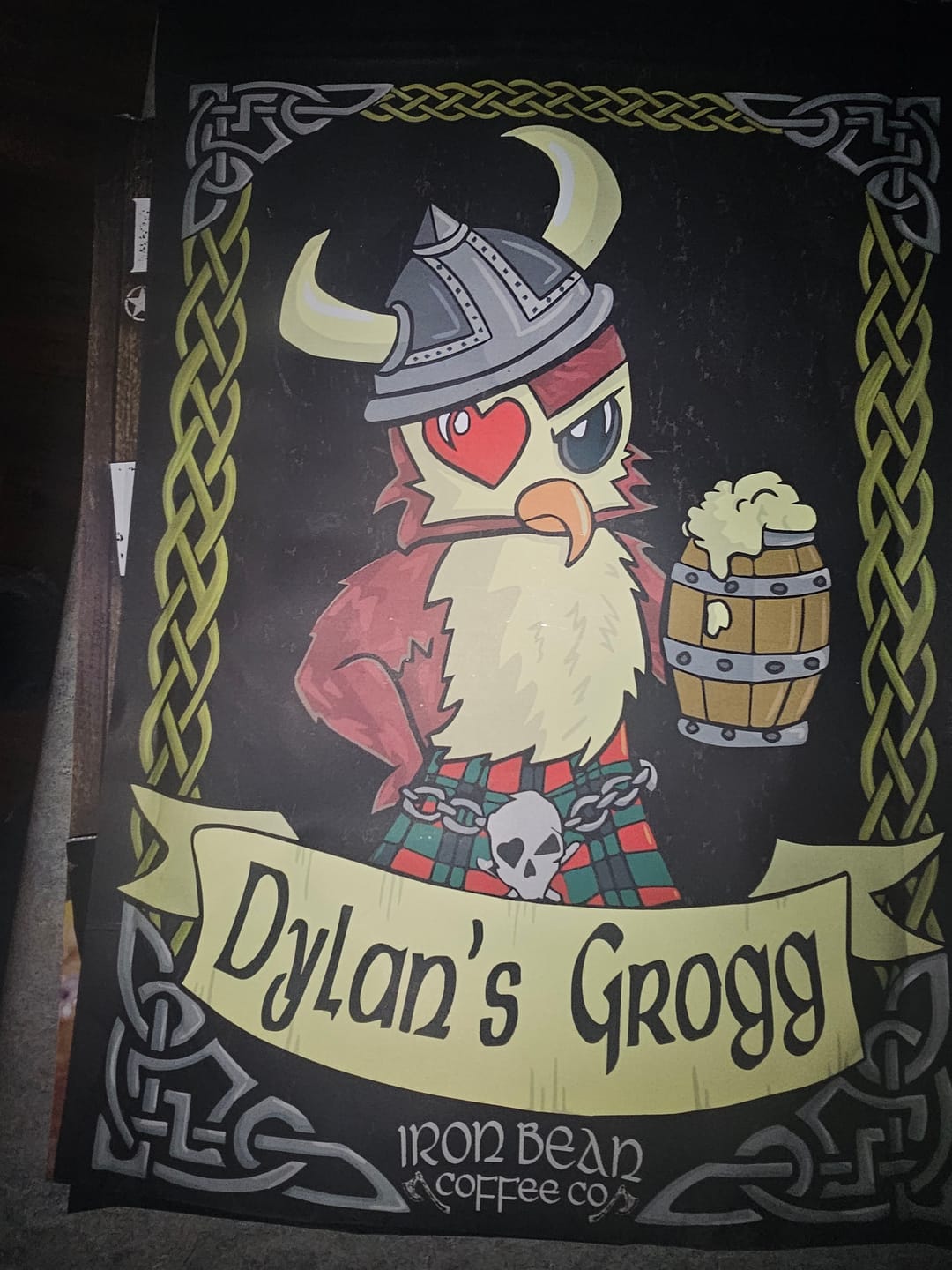 Customer photo review of Dylan's Grogg - Flavored Coffee