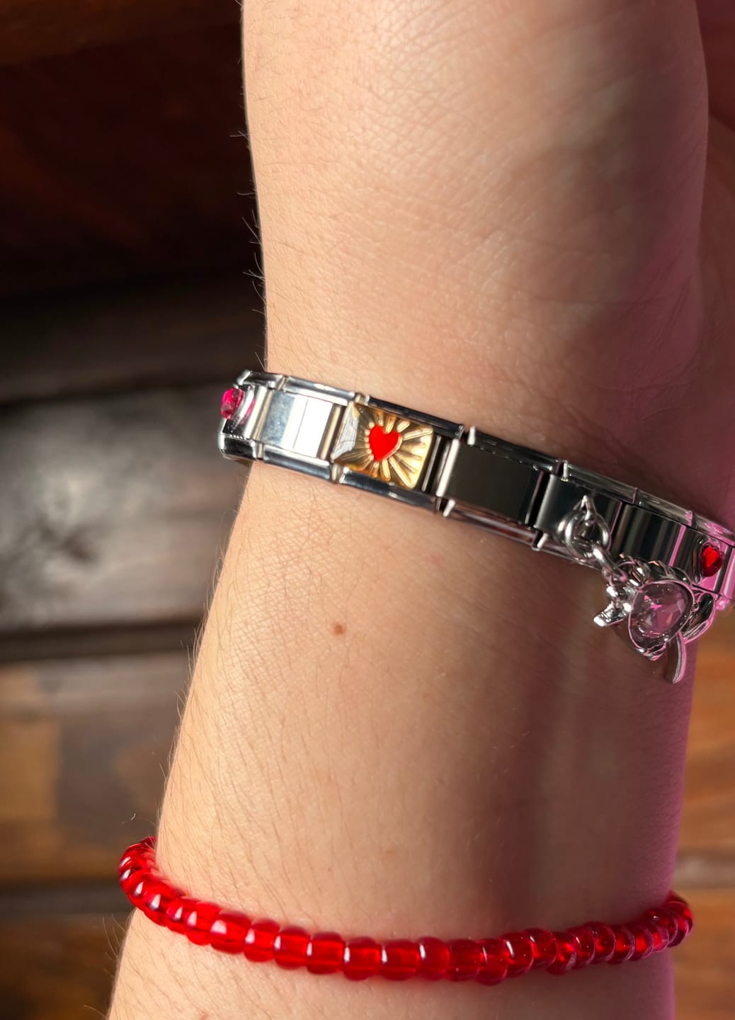 Customer photo review of Charm Corazon Brillante