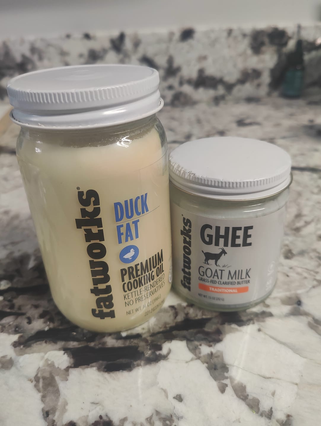 Customer photo review of Cage Free Duck Fat (14 oz)