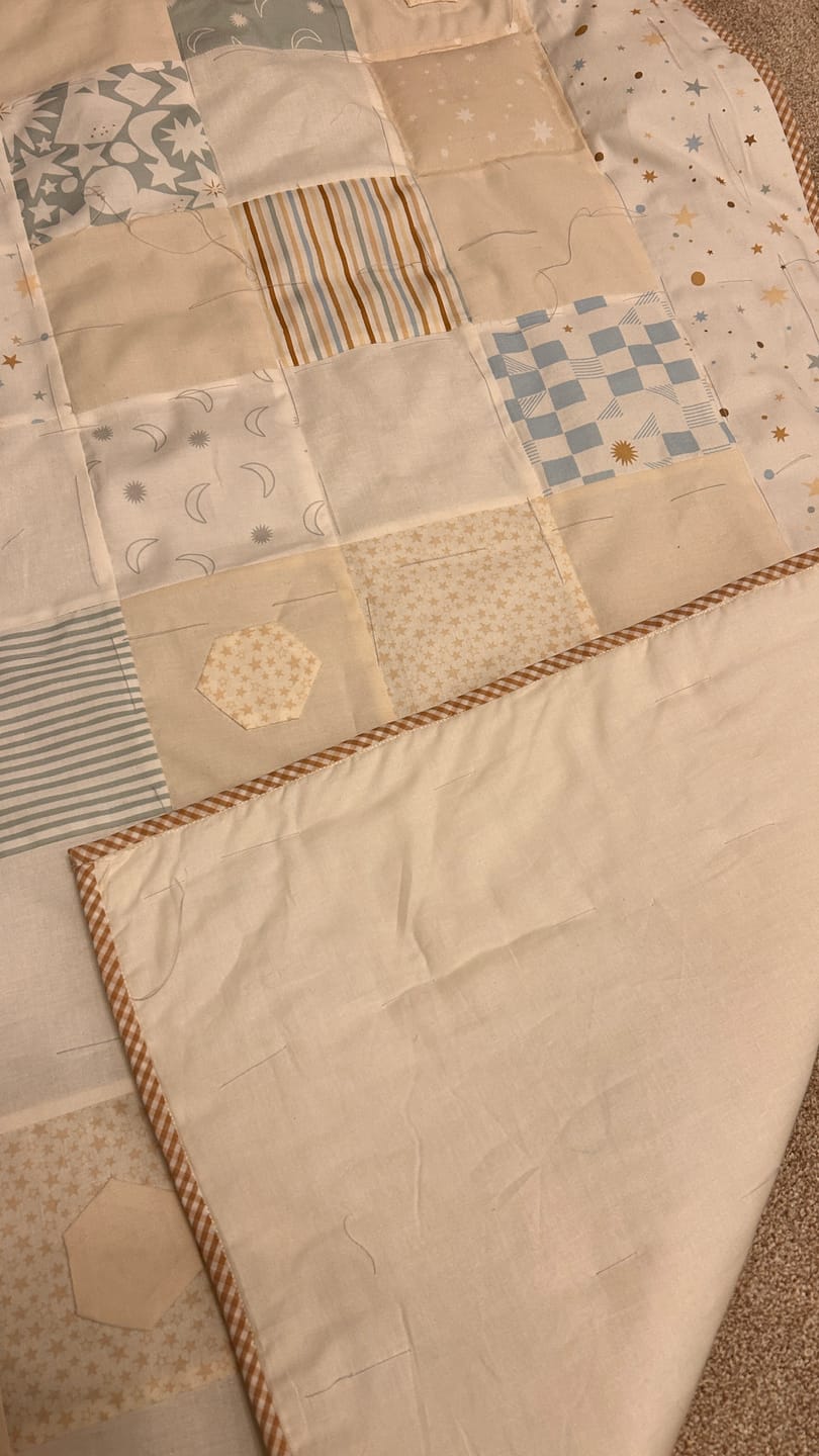 Customer photo review of Plain 100% Cotton Lawn Fabric