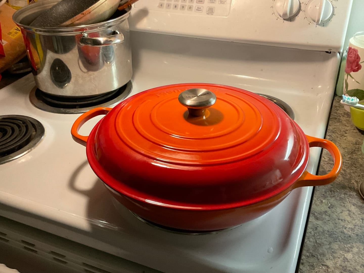 Customer photo review of Le Creuset Cast Iron 5 QT (4.7L) Braiser