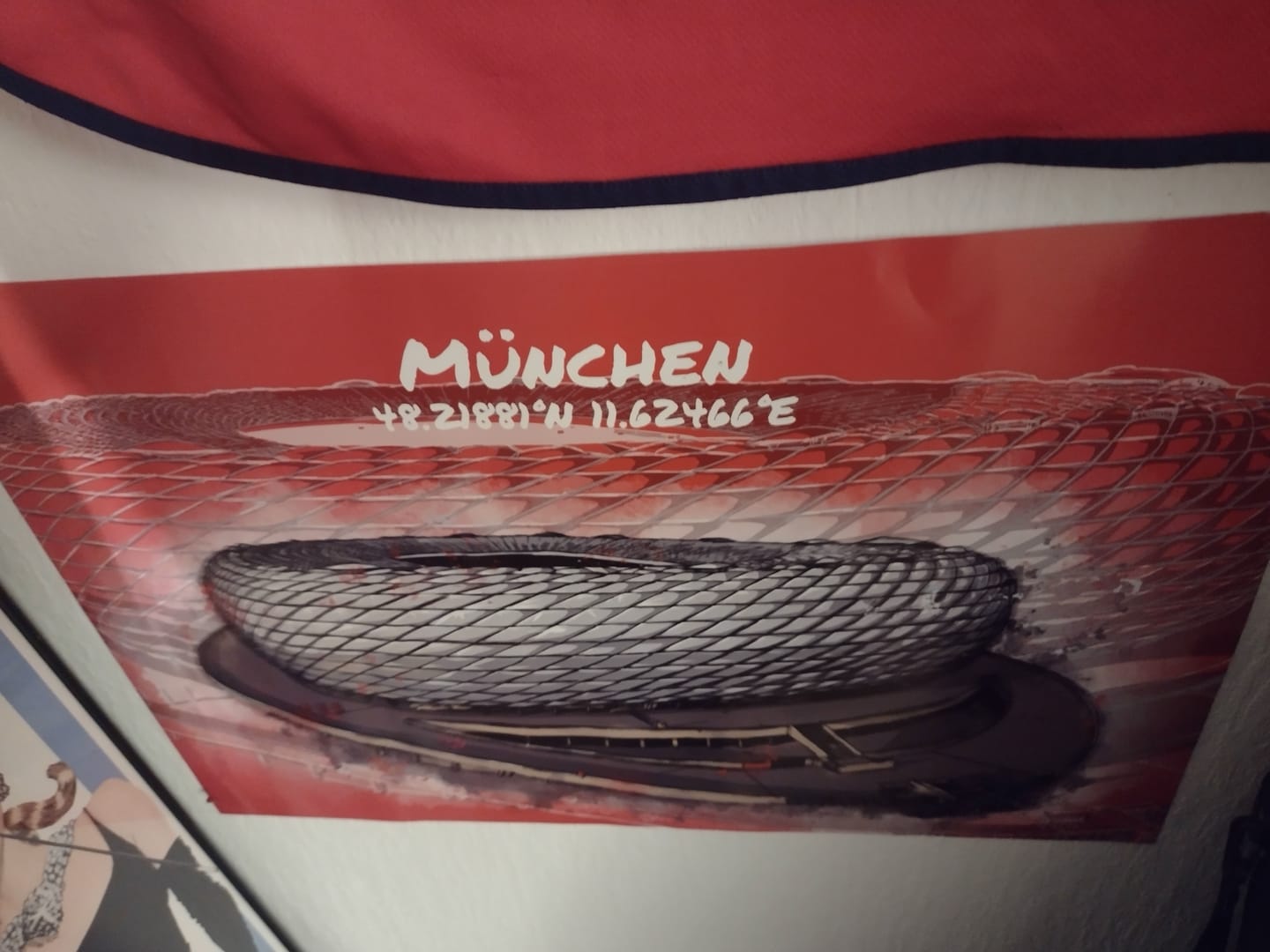 Customer photo review of Stadion Poster München Art Print
