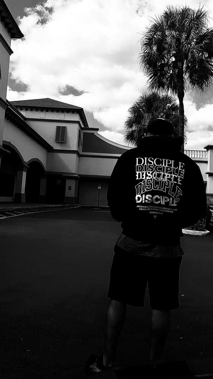 Customer photo review of Disciple Hoodie