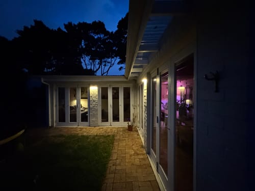 Customer photo review of Solar Wall Light with Motion Sensor