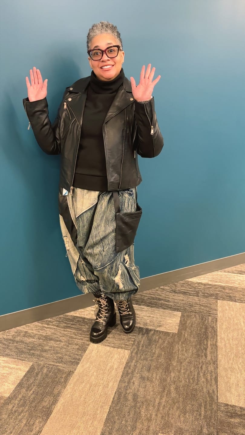 Customer photo review of Rebel Edge Joggers