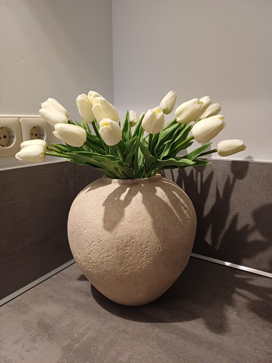 Customer photo review of Tulpen Boeket - Wit (25 stengels)
