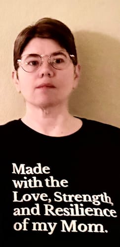 Customer photo review of Made With Love Unisex Long Sleeve Tee