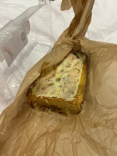 Customer photo review of Keto King Cake Pound Cake