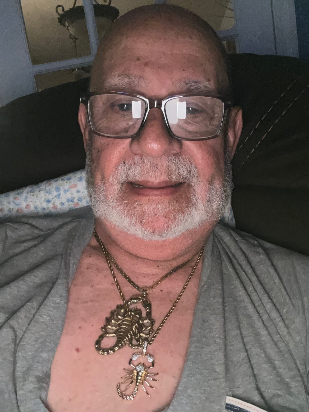Customer photo review of Iced Out Scorpion Pendant