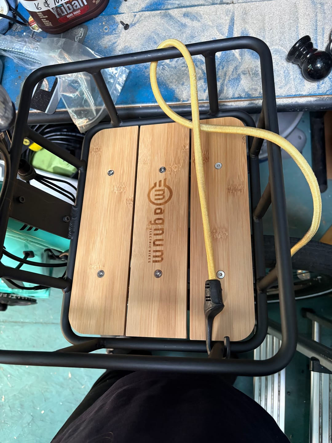 Customer photo review of Multi-Purpose Front Cargo Basket