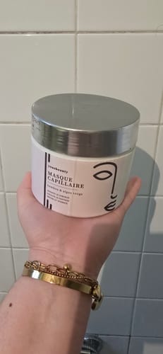 Customer photo review of Masque cheveux bambou & algue rouge (500G)