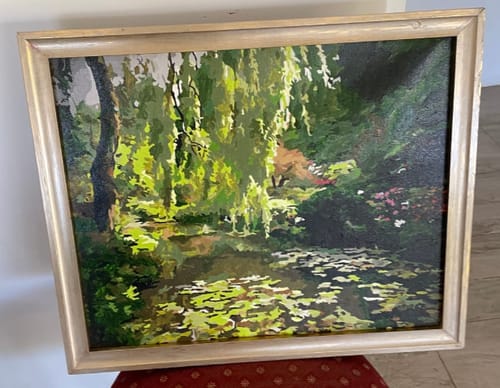 Customer photo review of Custom Landscape Paint By Numbers