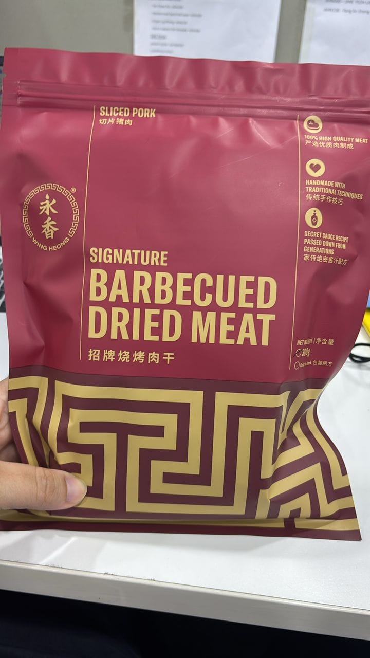 Customer photo review of BBQ Sliced Pork Dried Meat Bakkwa