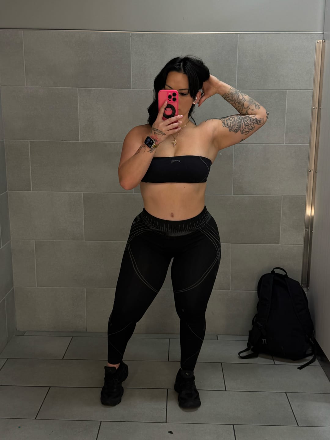 Customer photo review of W2234 Batman Seamless Leggings