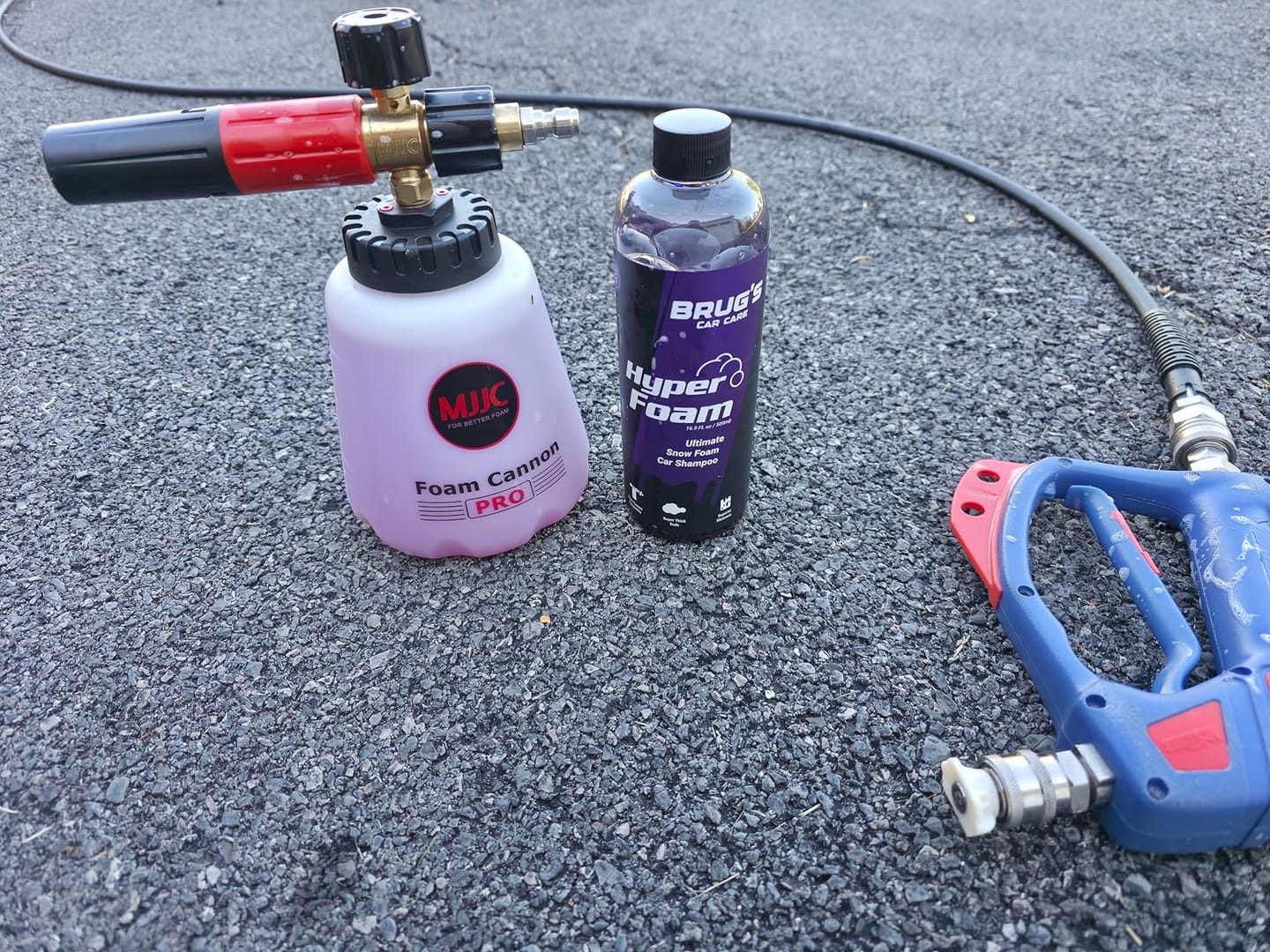 Customer photo review of Brug’s HyperFoam – Thickest Snow Foam Car Wash Soap | Berry Scented | Ultra High Foaming Shampoo for Car Wash