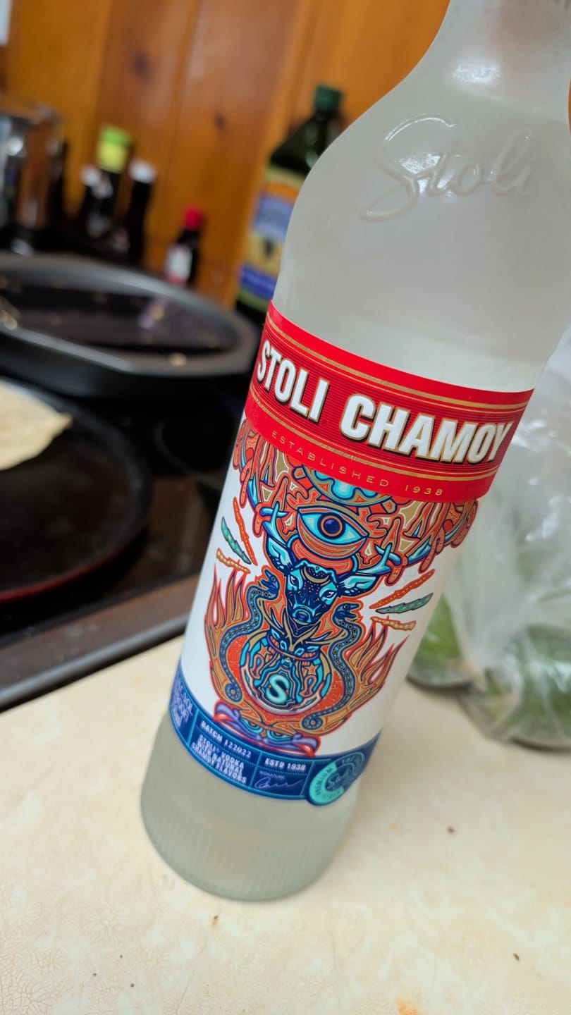 Customer photo review of Stoli Chamoy Flavored Vodka (750ml)