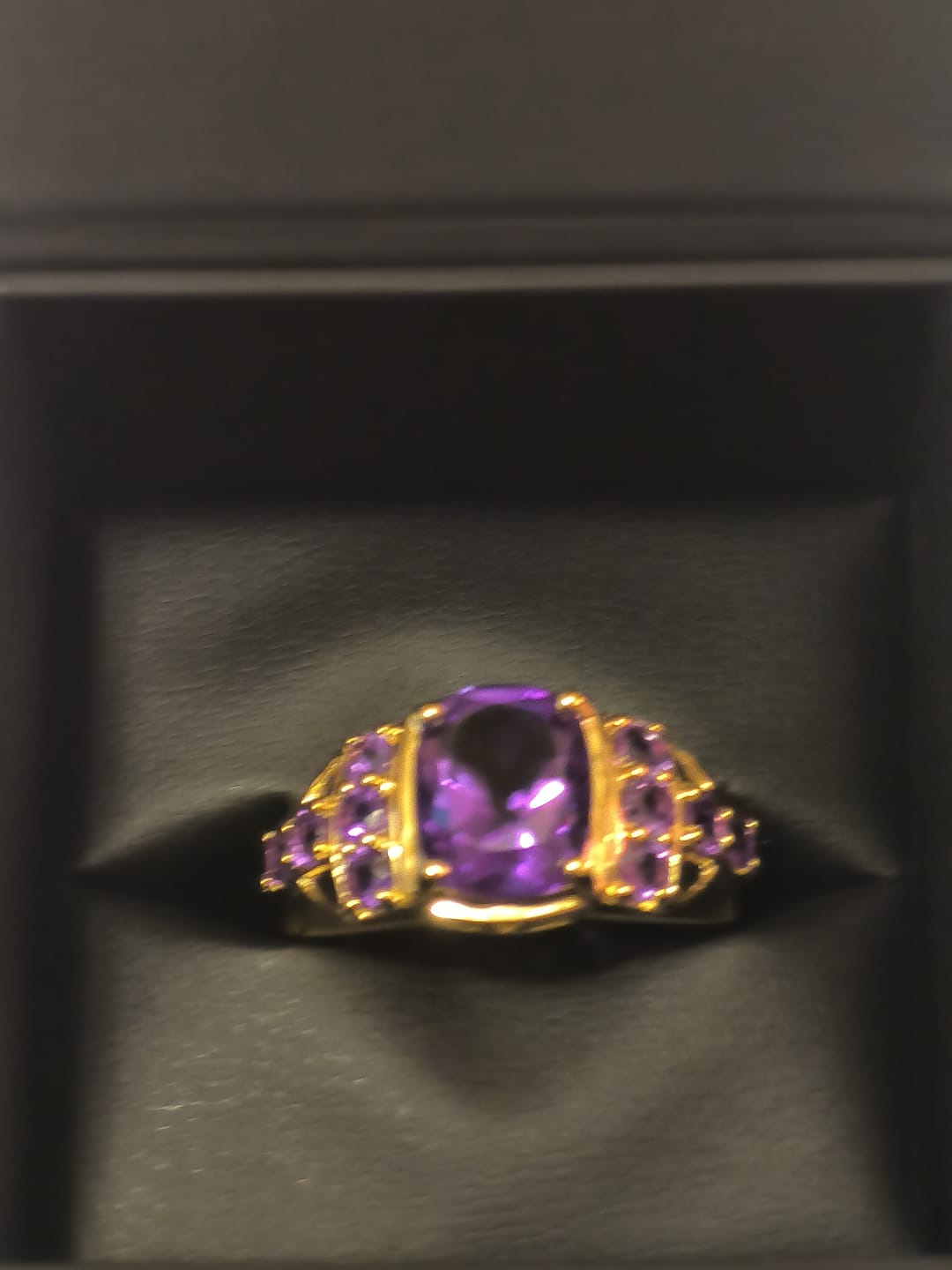 Customer photo review of Majestic Amethyst Men's Ring