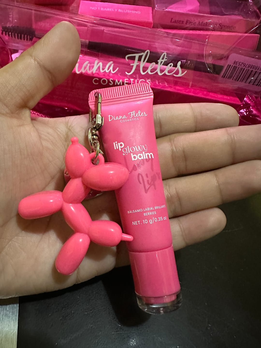 Customer photo review of Lip Glowy Balm Berry