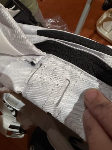 Customer photo review of Gen 3 White 35L Backpack