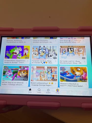 Fotorecensie van een klant over DEPLAY Kids Tablet SMART 5 | Beste Kindertablet | Blauw of Roze