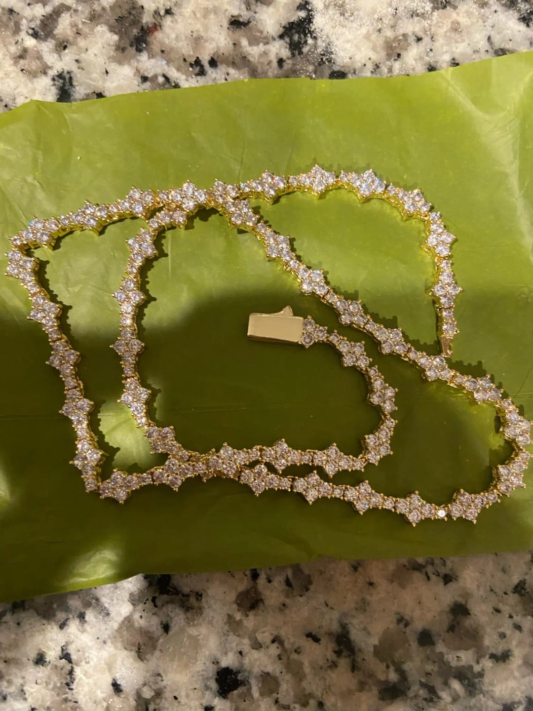 Customer photo review of DIAMOND DIVA NECKLACE SET