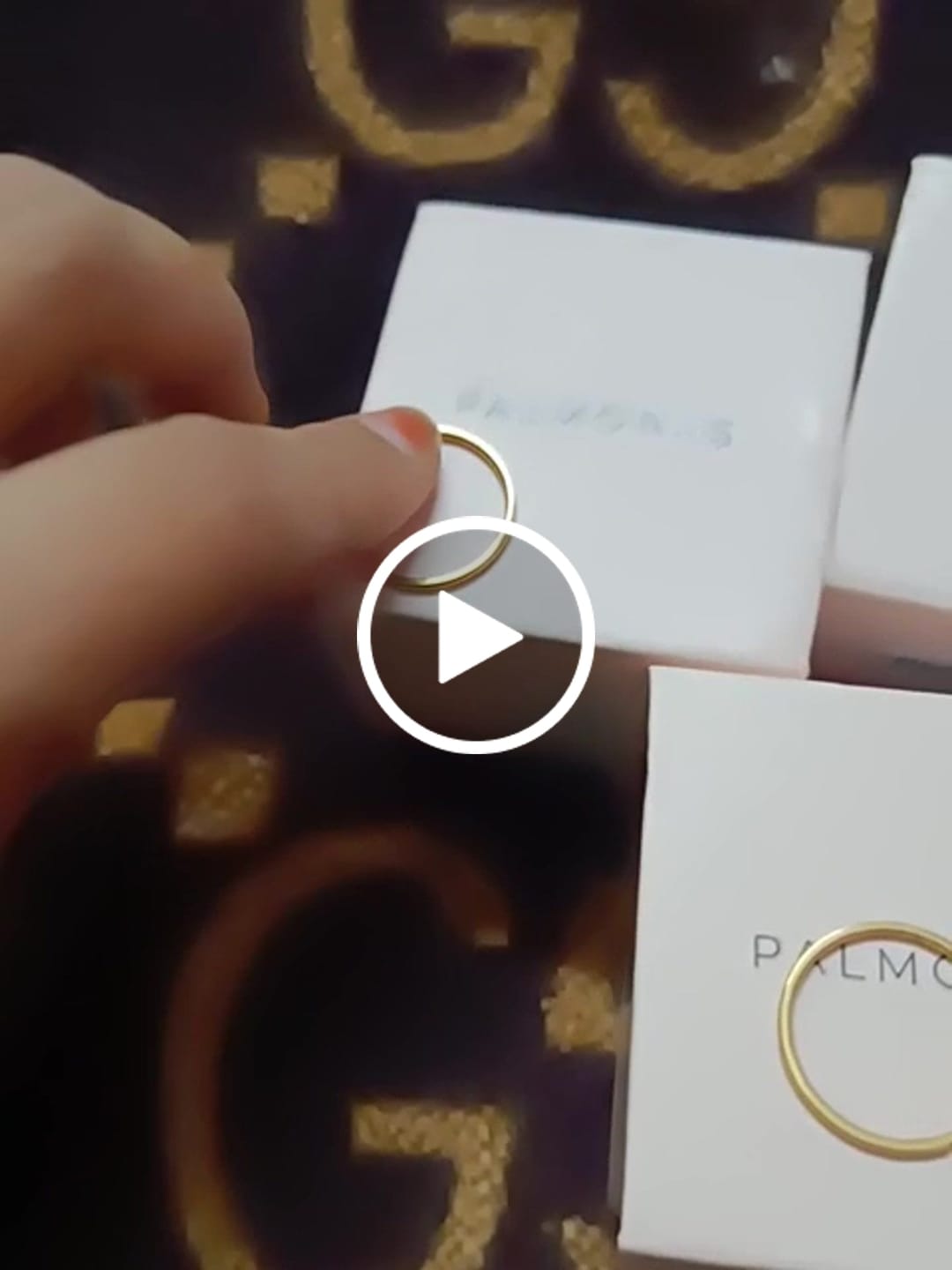 Customer video review of Smooth Thin Stacking Ring