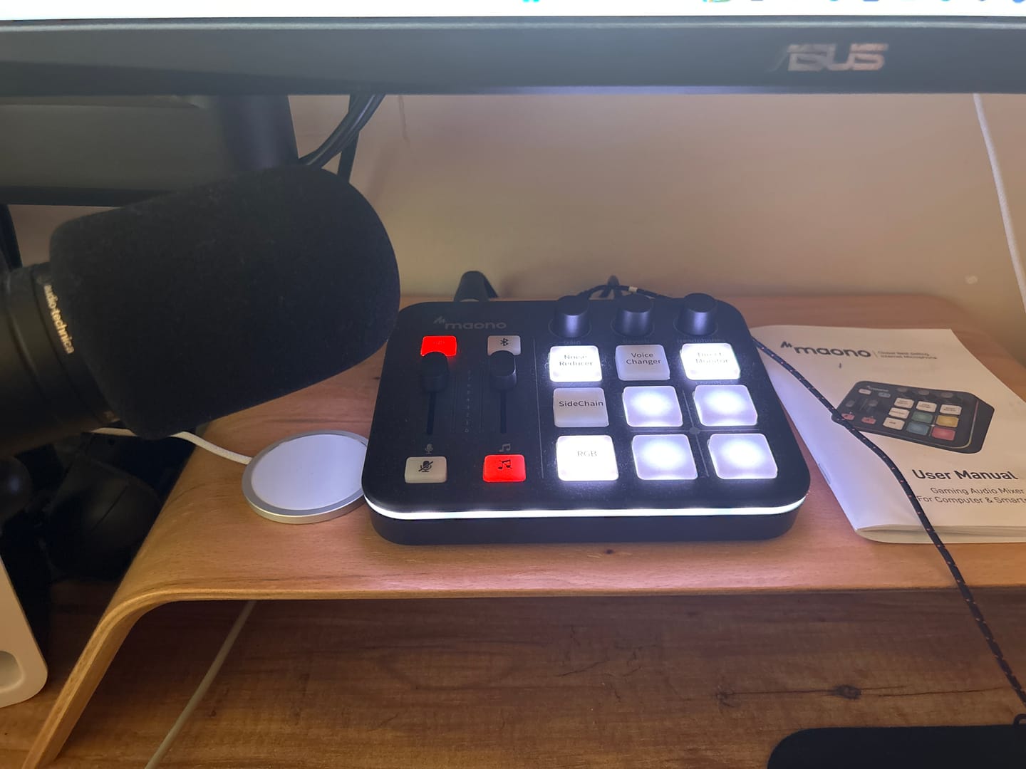 Customer photo review of Maonocaster G1 NEO Audio Mixer
