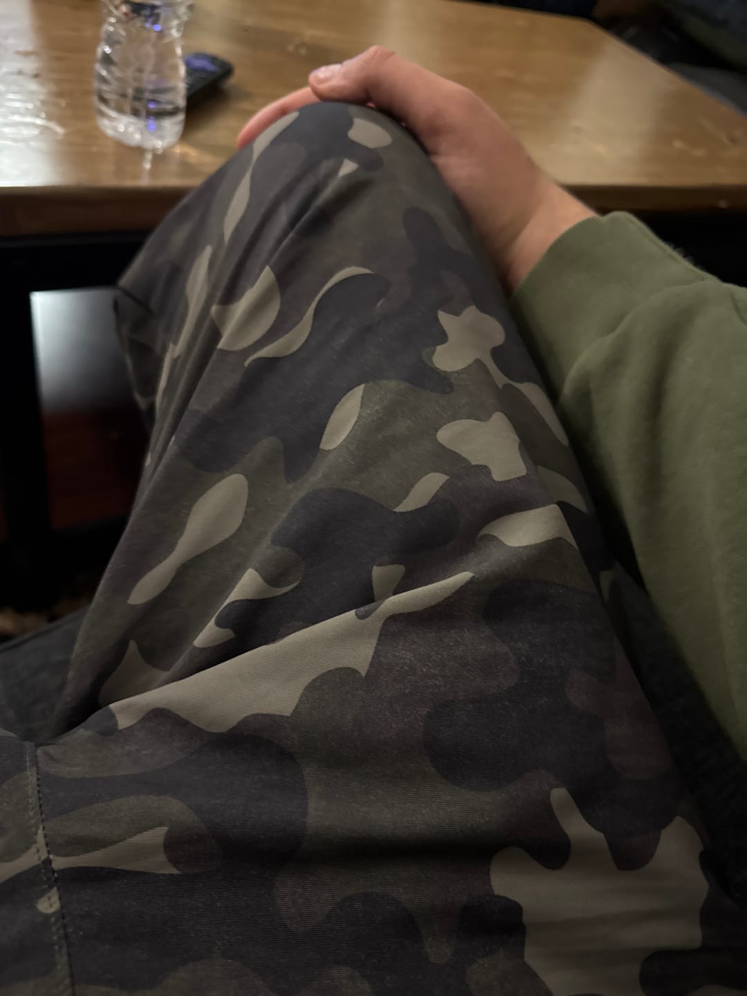 Customer photo review of 249 - Camo Flagship Track Pants