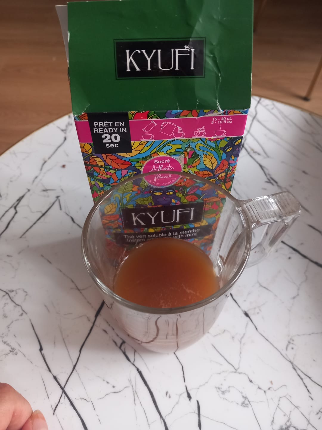 Customer photo review of Thé Vert Instantané À La Menthe - Recette Authentique